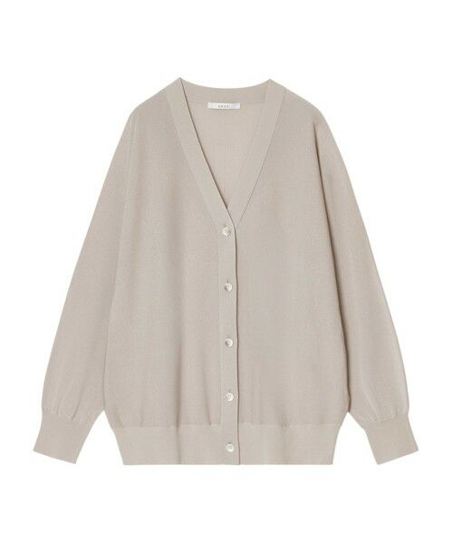 ANAYI / アナイ カーディガン・ボレロ | コットンアセテートVネック カーディガン | 詳細13