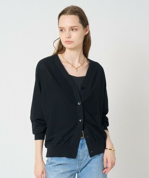ANAYI / アナイ カーディガン・ボレロ | コットンアセテートVネック カーディガン | 詳細22