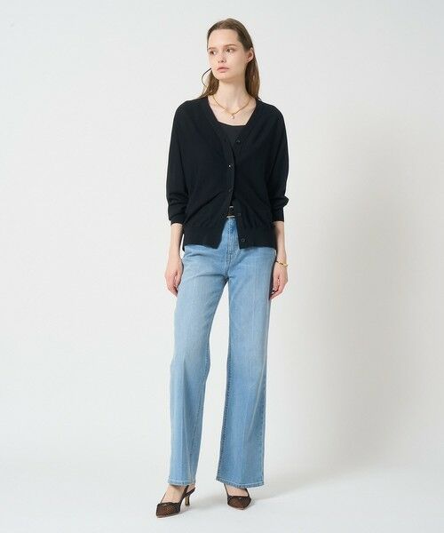 ANAYI / アナイ カーディガン・ボレロ | コットンアセテートVネック カーディガン | 詳細23