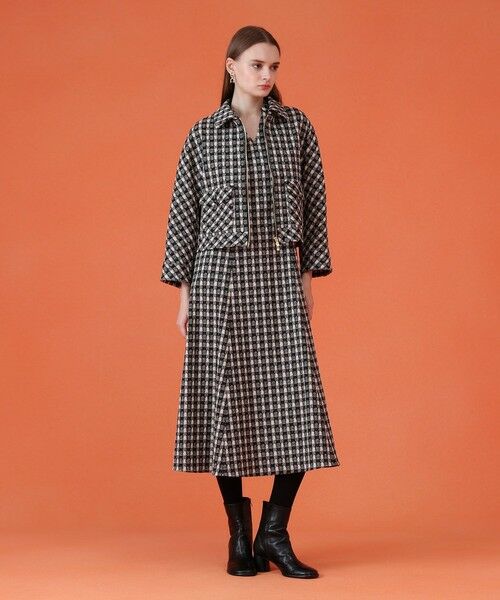 ANAYI / アナイ その他アウター | 【セットアップ対応商品】ツイーディージャガードポケットブルゾン | 詳細5