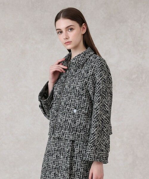 ANAYI / アナイ その他アウター | 【セットアップ対応商品】ツイーディージャガードポケットブルゾン | 詳細11