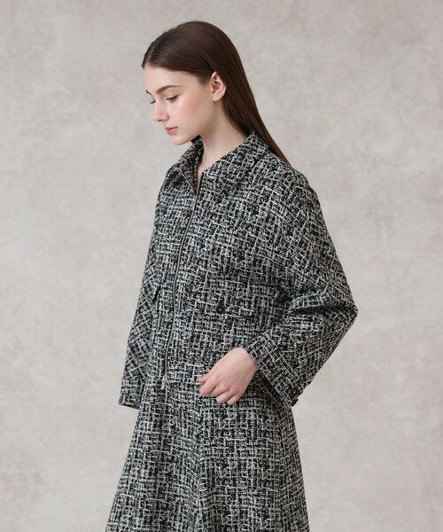 ANAYI / アナイ その他アウター | 【セットアップ対応商品】ツイーディージャガードポケットブルゾン | 詳細12