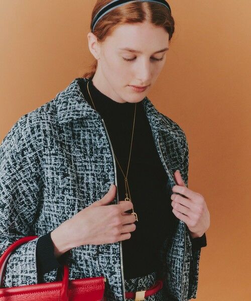 ANAYI / アナイ その他アウター | 【セットアップ対応商品】ツイーディージャガードポケットブルゾン | 詳細17