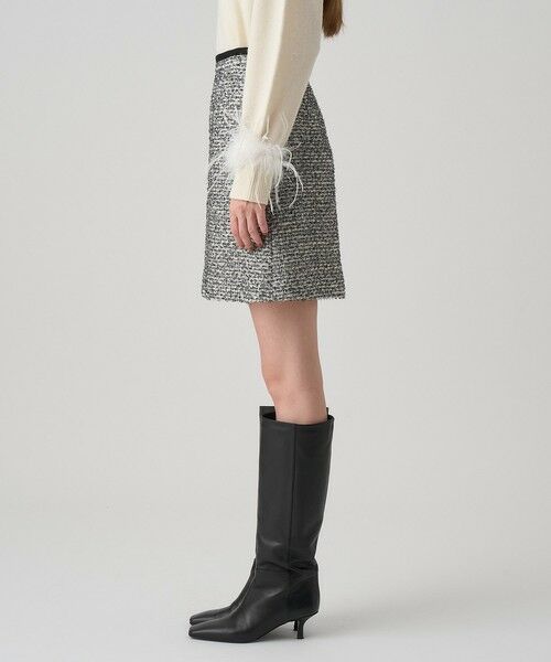 ANAYI / アナイ ミニ・ひざ丈スカート | 【セットアップ対応商品】ラメファンシーツイードミニ スカート | 詳細2