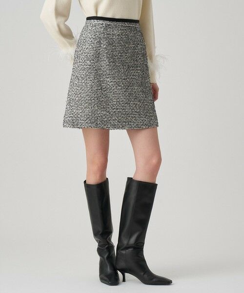 ANAYI / アナイ ミニ・ひざ丈スカート | 【セットアップ対応商品】ラメファンシーツイードミニ スカート | 詳細4