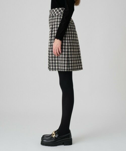 ANAYI / アナイ ショート・ハーフ・半端丈パンツ | 【セットアップ対応商品】ツイーディージャガードキュロットパンツ | 詳細2