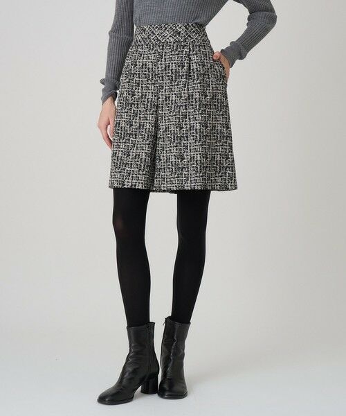 ANAYI / アナイ ショート・ハーフ・半端丈パンツ | 【セットアップ対応商品】ツイーディージャガードキュロットパンツ | 詳細14