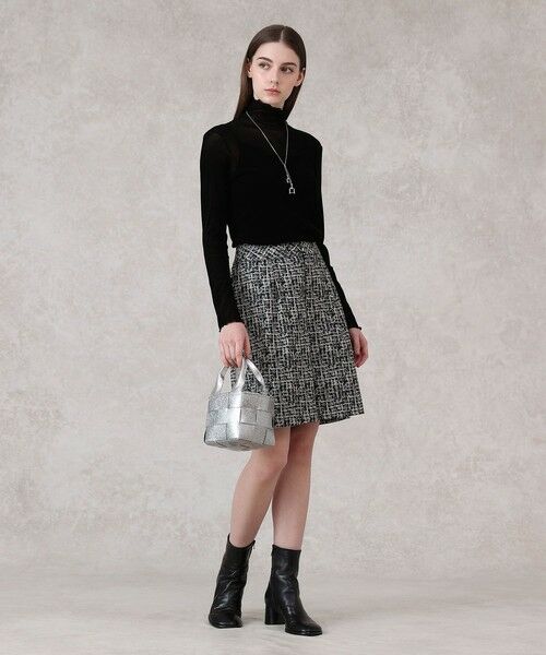 ANAYI / アナイ ショート・ハーフ・半端丈パンツ | 【セットアップ対応商品】ツイーディージャガードキュロットパンツ | 詳細23