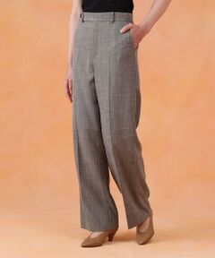 ANAYI / アナイ チノ・ワークパンツ | 【セットアップ対応商品】ポリツイルストレートワイドパンツ