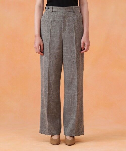 ANAYI / アナイ チノ・ワークパンツ | 【セットアップ対応商品】ポリツイルストレートワイドパンツ | 詳細1