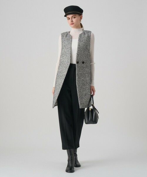 ANAYI / アナイ ドレス | 【セットアップ対応商品】ラメファンシーツイードジレ ワンピース | 詳細6