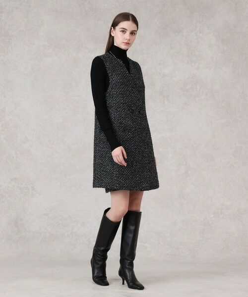 ANAYI / アナイ ドレス | 【セットアップ対応商品】ラメファンシーツイードジレ ワンピース | 詳細15