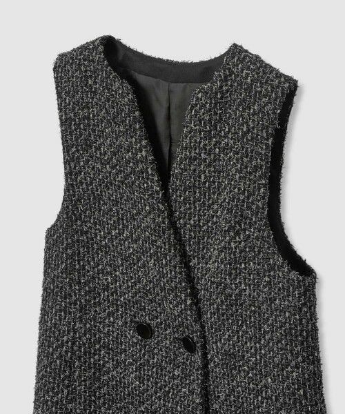 ANAYI / アナイ ドレス | 【セットアップ対応商品】ラメファンシーツイードジレ ワンピース | 詳細18