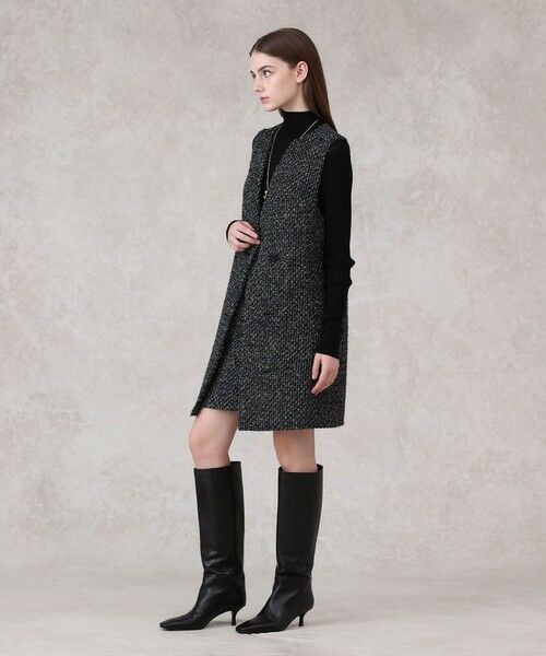 ANAYI / アナイ ドレス | 【セットアップ対応商品】ラメファンシーツイードジレ ワンピース | 詳細11