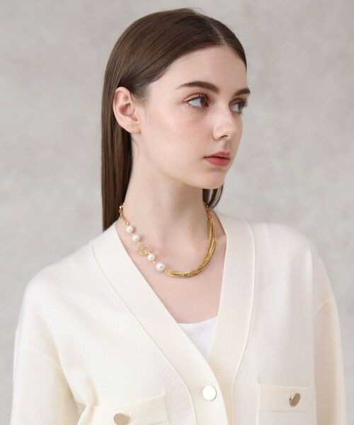 ANAYI / アナイ ネックレス・ペンダント・チョーカー | ミックスチェーンパールネックレス(gold (30))