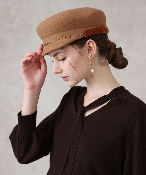 ANAYI / アナイ キャップ | ◇セーラーキャップ(camel (84))