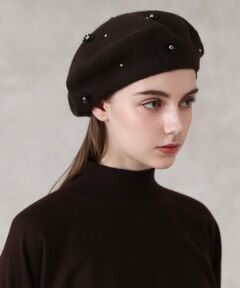 ANAYI / アナイ ハンチング・キャスケット・ベレー帽 | ◇フラワーパールベレー