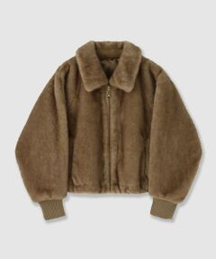 ANAYI / アナイ ブルゾン | フェイクミンクファーブルゾン