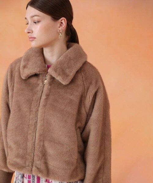 ANAYI / アナイ ブルゾン | フェイクミンクファーブルゾン | 詳細5