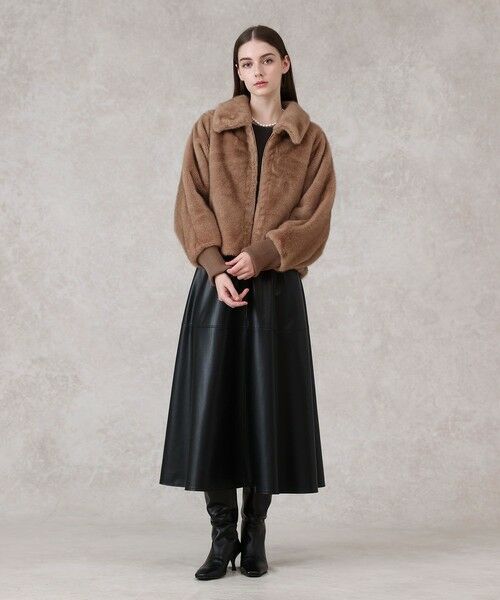 ANAYI / アナイ ブルゾン | フェイクミンクファーブルゾン | 詳細6