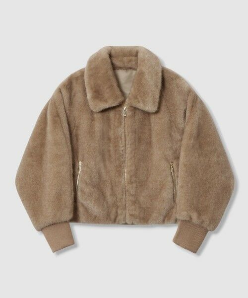 ANAYI / アナイ ブルゾン | フェイクミンクファーブルゾン | 詳細10
