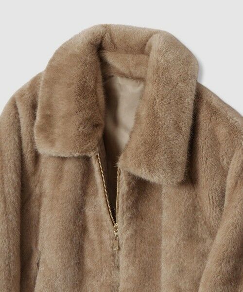 ANAYI / アナイ ブルゾン | フェイクミンクファーブルゾン | 詳細12