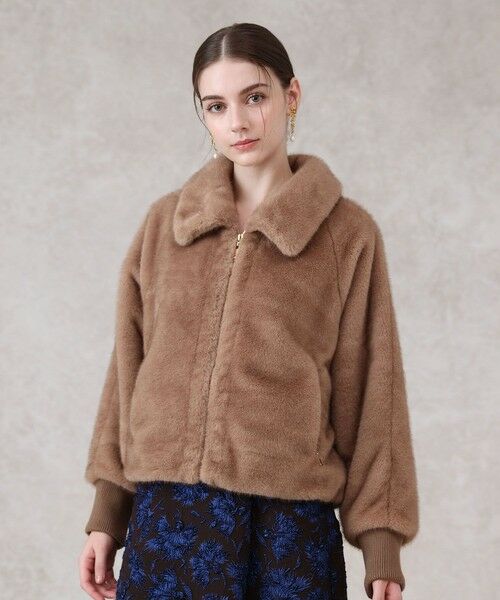 ANAYI / アナイ ブルゾン | フェイクミンクファーブルゾン | 詳細1