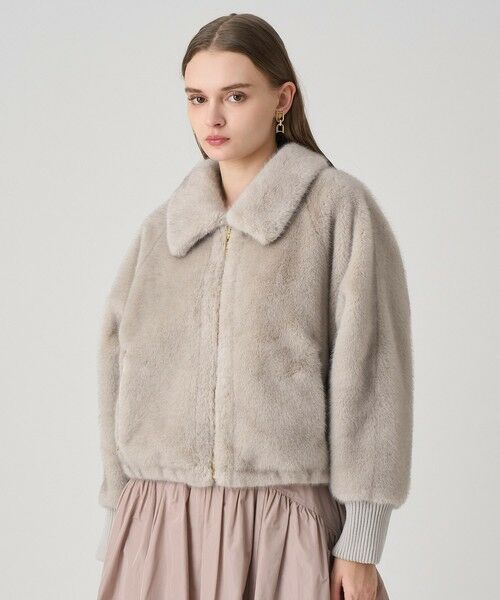 ANAYI / アナイ ブルゾン | フェイクミンクファーブルゾン | 詳細18