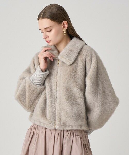 ANAYI / アナイ ブルゾン | フェイクミンクファーブルゾン | 詳細19