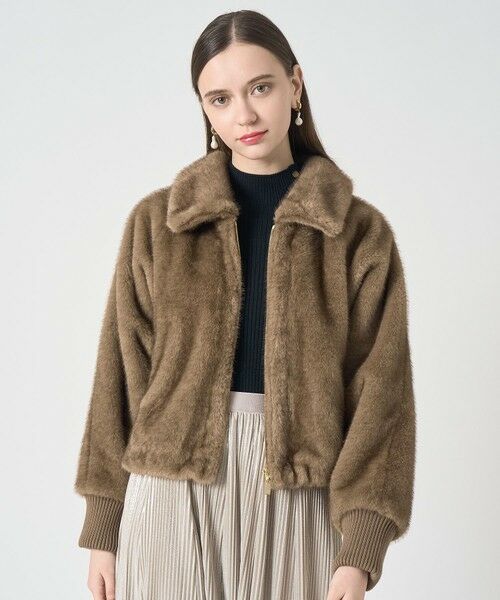 ANAYI / アナイ ブルゾン | フェイクミンクファーブルゾン | 詳細26