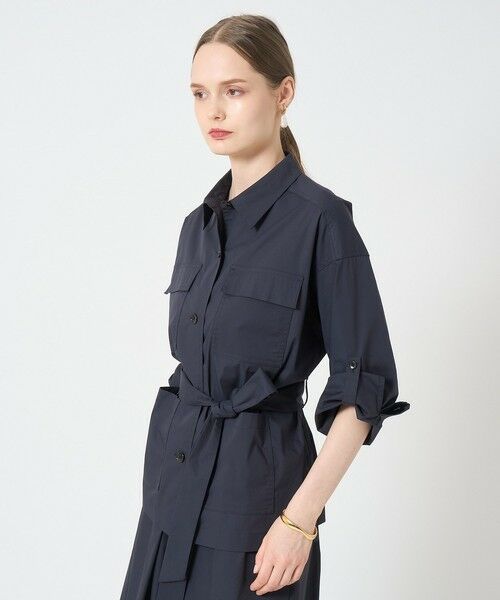 ANAYI / アナイ その他アウター | 【セットアップ対応商品】ストレッチブロードベルト付きシャツジャケット | 詳細17