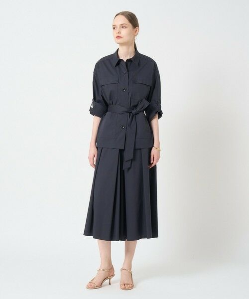 ANAYI / アナイ その他アウター | 【セットアップ対応商品】ストレッチブロードベルト付きシャツジャケット | 詳細18