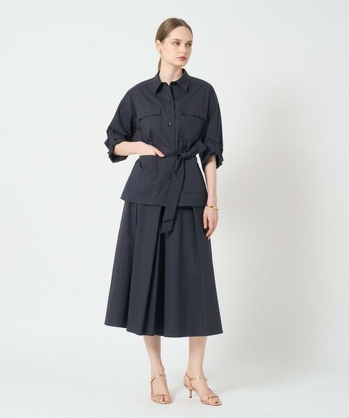 ANAYI / アナイ その他アウター | 【セットアップ対応商品】ストレッチブロードベルト付きシャツジャケット | 詳細19