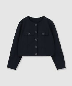 ANAYI / アナイ その他アウター | サッカーストレッチクロップドブルゾン