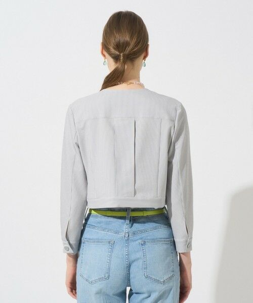 ANAYI / アナイ その他アウター | サッカーストレッチクロップドブルゾン | 詳細13