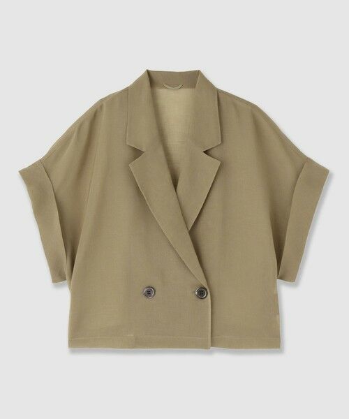 ANAYI / アナイ テーラードジャケット | シアーオーガンフレンチスリーブジャケット | 詳細8
