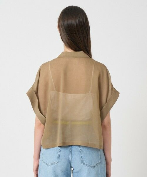 ANAYI / アナイ テーラードジャケット | シアーオーガンフレンチスリーブジャケット | 詳細3