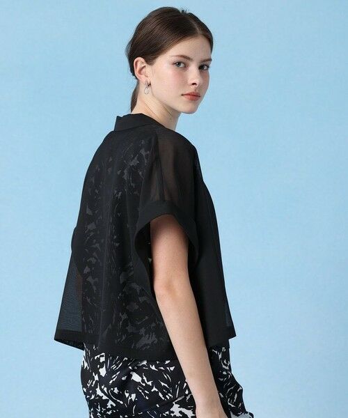 ANAYI / アナイ テーラードジャケット | シアーオーガンフレンチスリーブジャケット | 詳細16