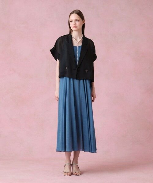 ANAYI / アナイ テーラードジャケット | シアーオーガンフレンチスリーブジャケット | 詳細18