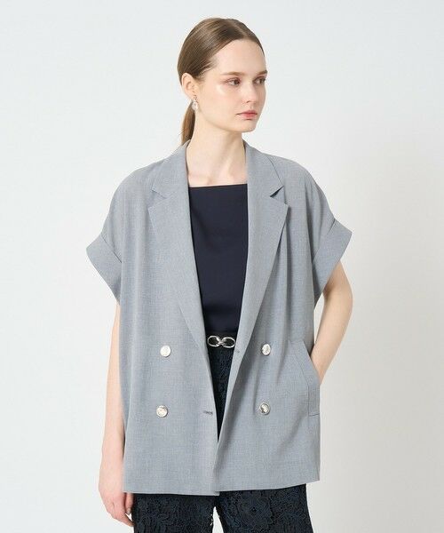 ANAYI / アナイ その他アウター | オーガンリネンライクフレンチジャケット | 詳細1
