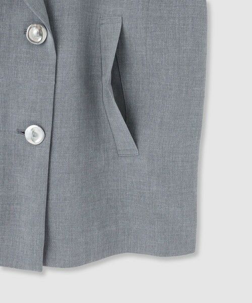 ANAYI / アナイ その他アウター | オーガンリネンライクフレンチジャケット | 詳細9