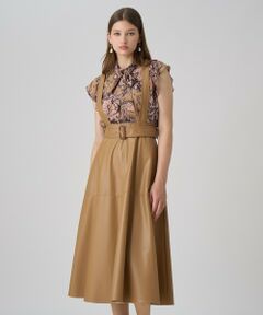 ANAYI / アナイ ロング・マキシ丈スカート | フェイクレザージャンパー スカート