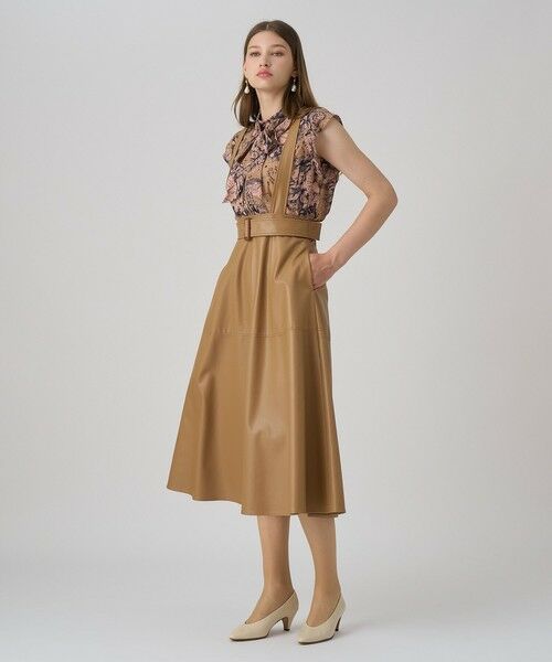 ANAYI / アナイ ロング・マキシ丈スカート | フェイクレザージャンパー スカート | 詳細2