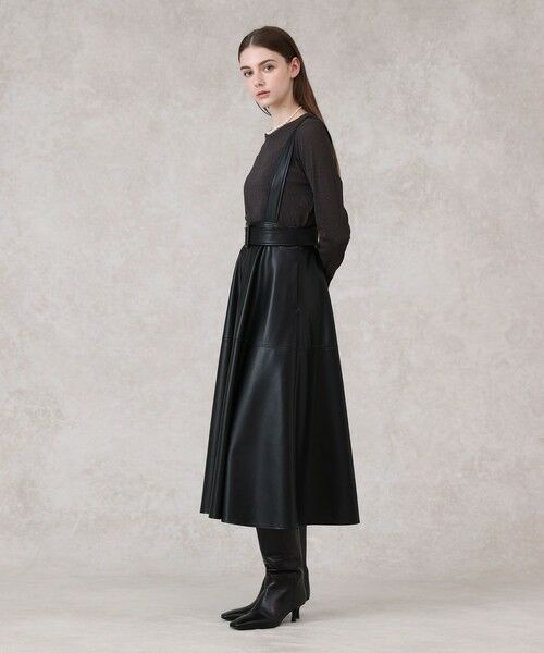 ANAYI / アナイ ロング・マキシ丈スカート | フェイクレザージャンパー スカート | 詳細14