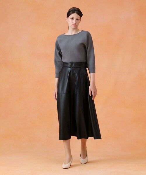 ANAYI / アナイ ロング・マキシ丈スカート | フェイクレザージャンパー スカート | 詳細18