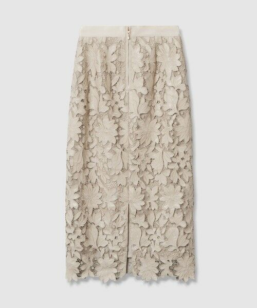 ANAYI / アナイ ミニ・ひざ丈スカート | レザーフラワーエンブロイダリー スカート | 詳細7