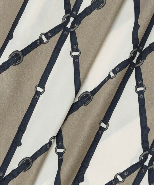 ANAYI / アナイ ロング・マキシ丈スカート | ベルトプリントランダムタック スカート | 詳細12