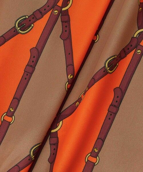 ANAYI / アナイ ロング・マキシ丈スカート | ベルトプリントランダムタック スカート | 詳細23