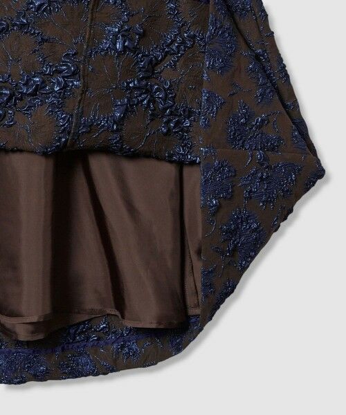 ANAYI / アナイ ミニ・ひざ丈スカート | ラメフラワーフクレジャガードフレア スカート | 詳細12