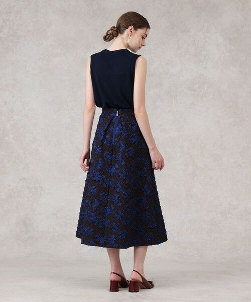 ANAYI / アナイ ミニ・ひざ丈スカート | ラメフラワーフクレジャガードフレア スカート | 詳細3